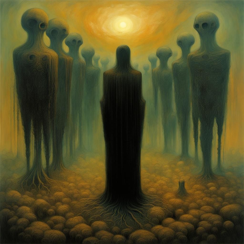 Louisiana (by Zdzislaw Beksinski ) - AI Generated Artwork - NightCafe ...