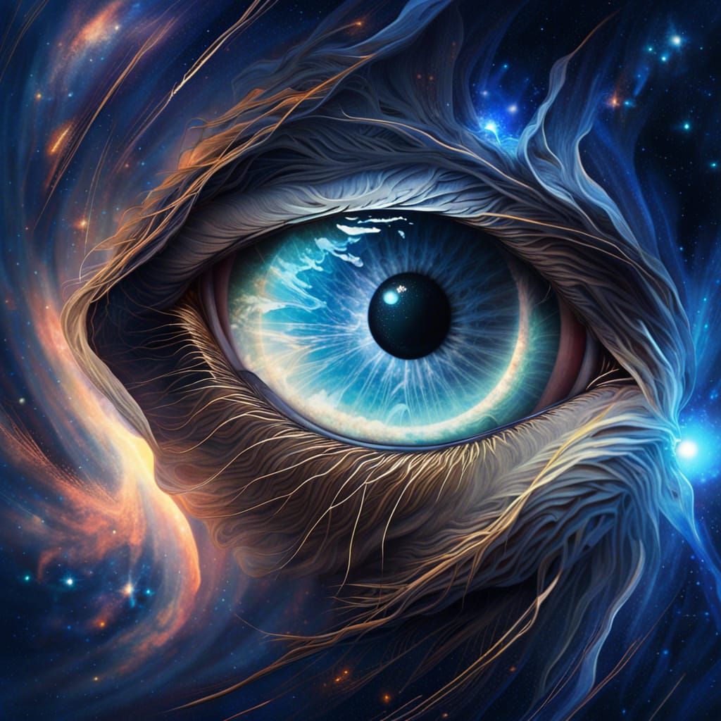 The Cosmic Eye  by @paintfully