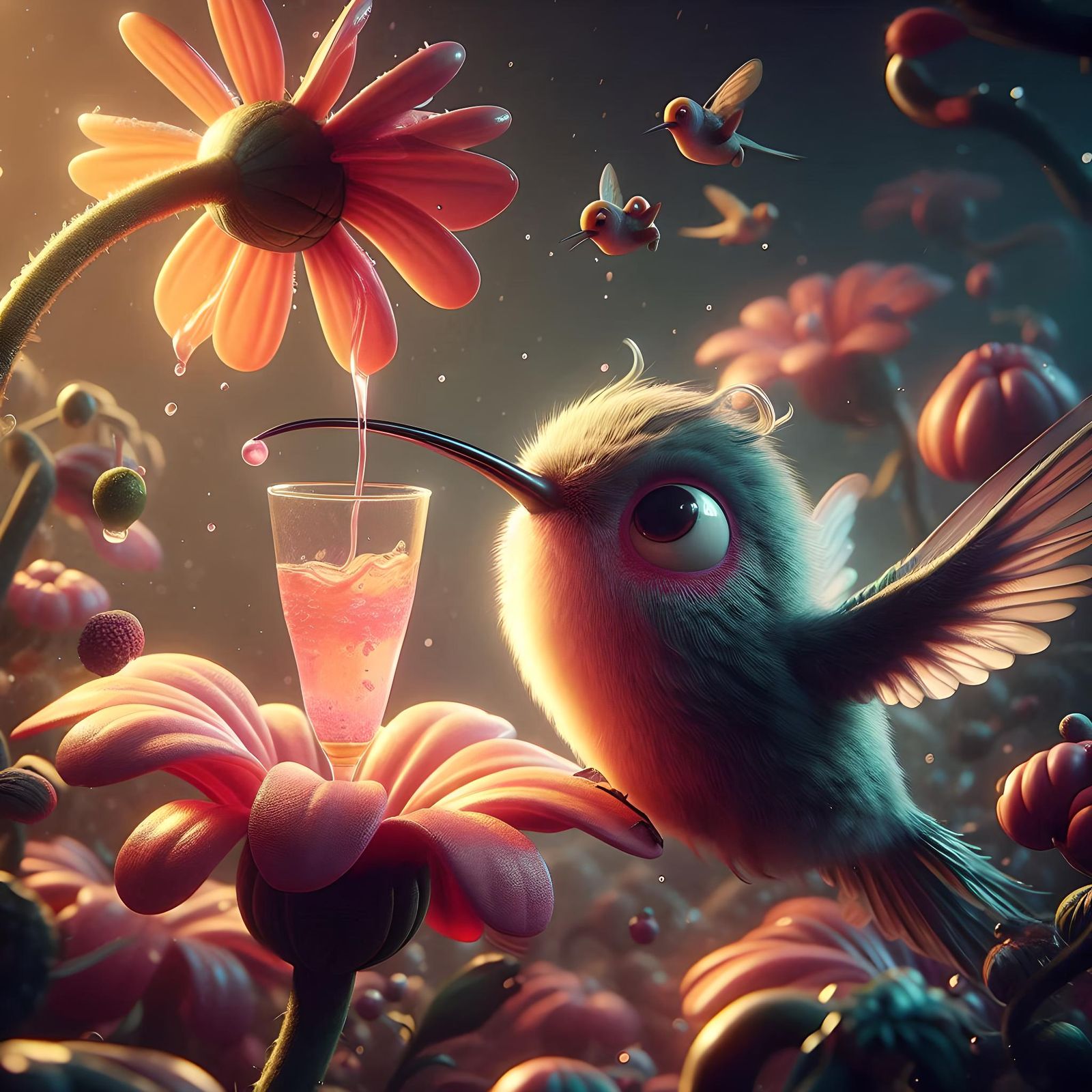 Waiting for a Drink