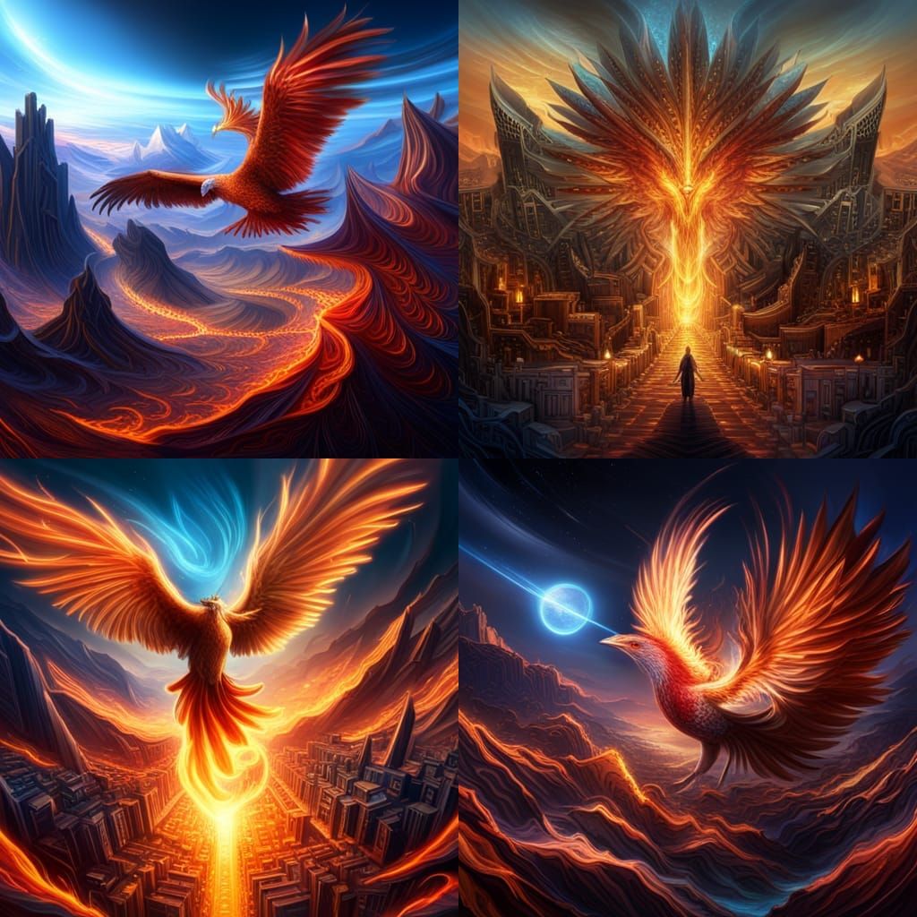 Phoenix - AI Generated Artwork - NightCafe Creator