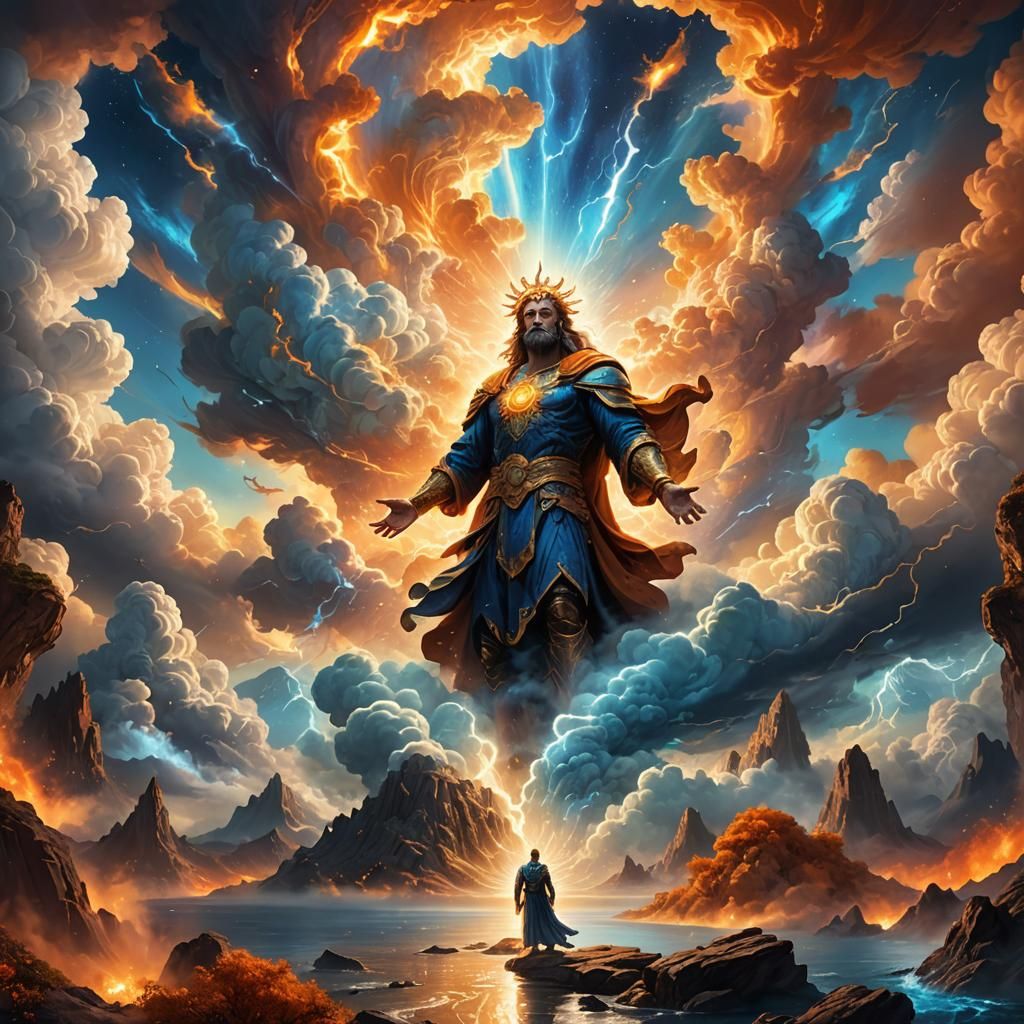 God Speaks in Divine Energy Splash Screen