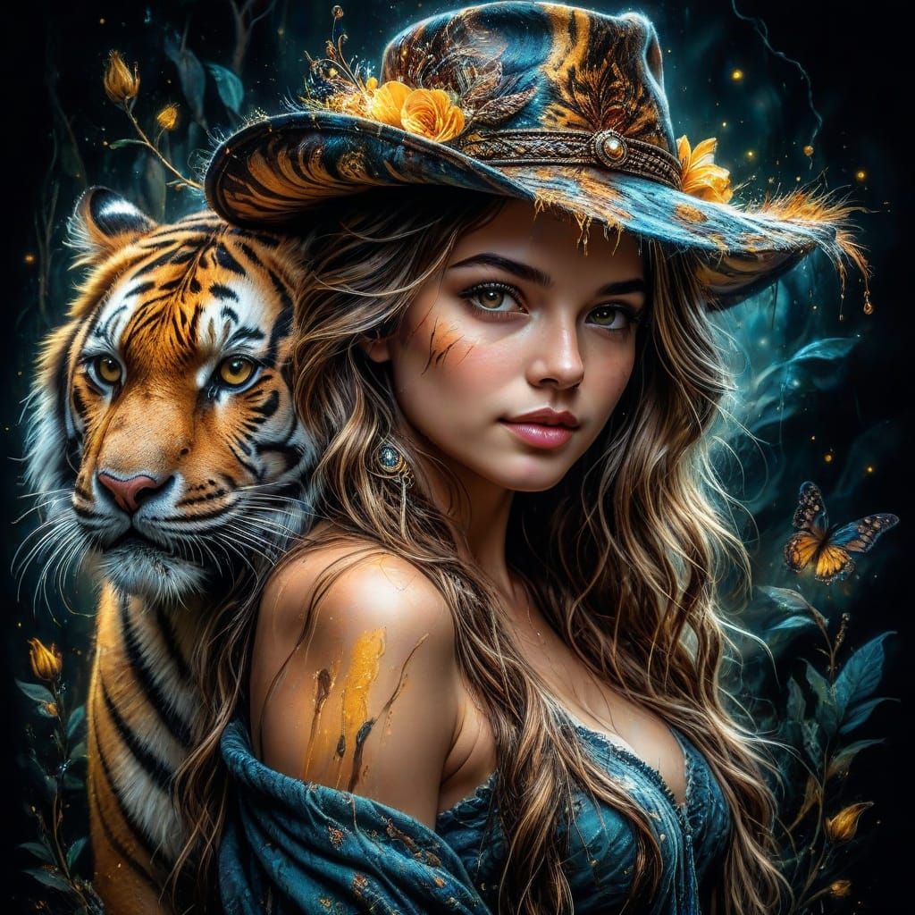 The Lady AND the Tiger! 😉