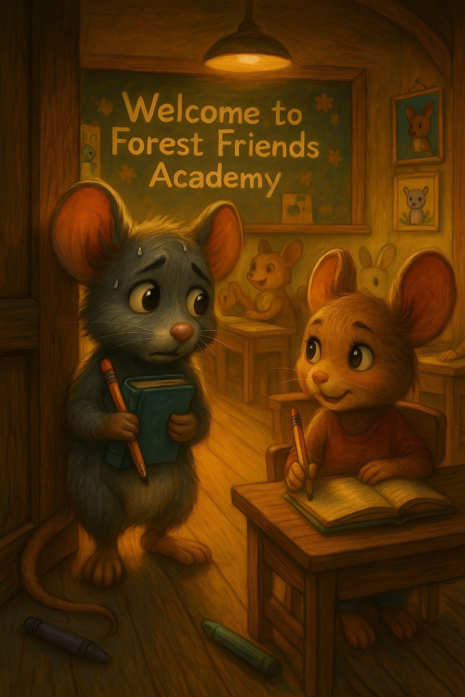 First day fright (You can sit next to me)