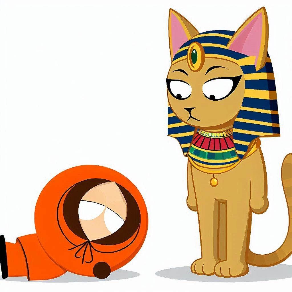 You killed Kenny! You, Bastet!