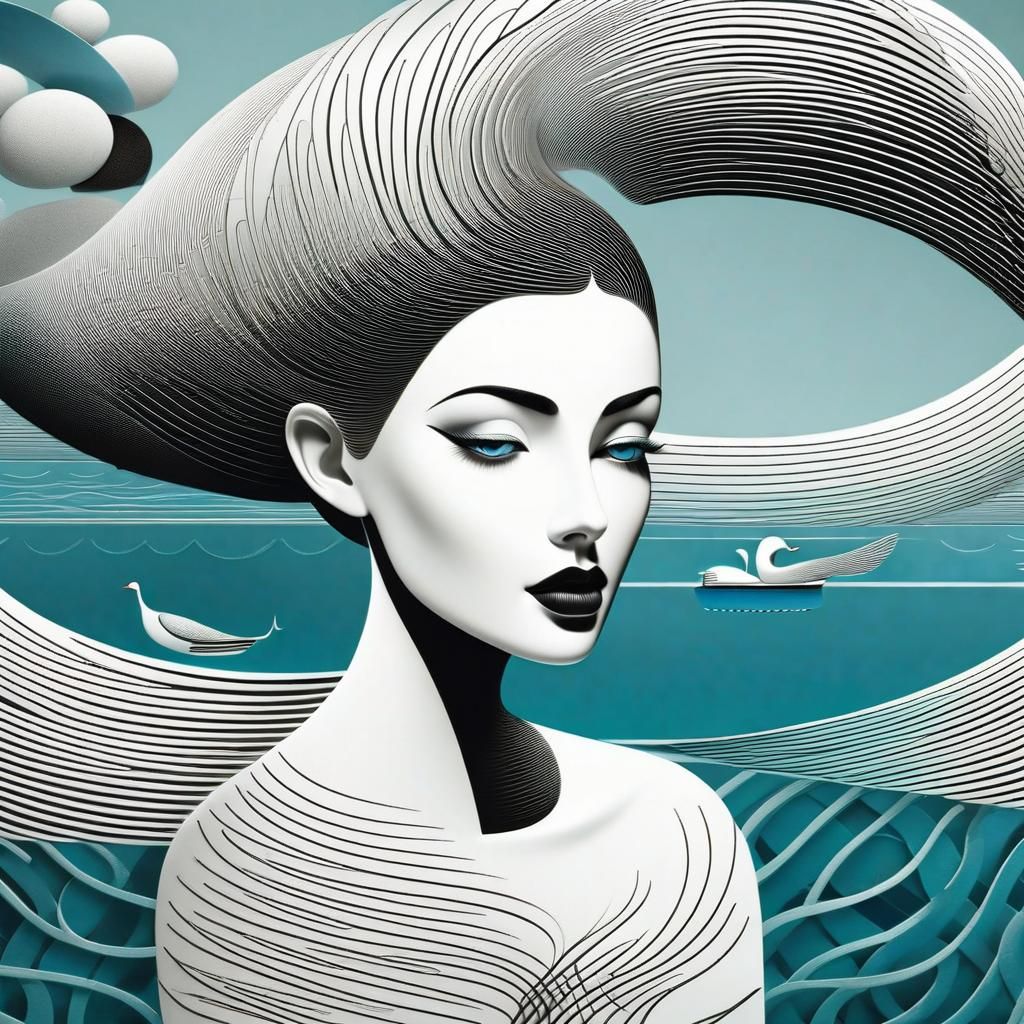 Portrait of the ocean.