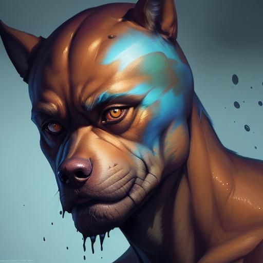 Dogman AI Generated Artwork NightCafe Creator