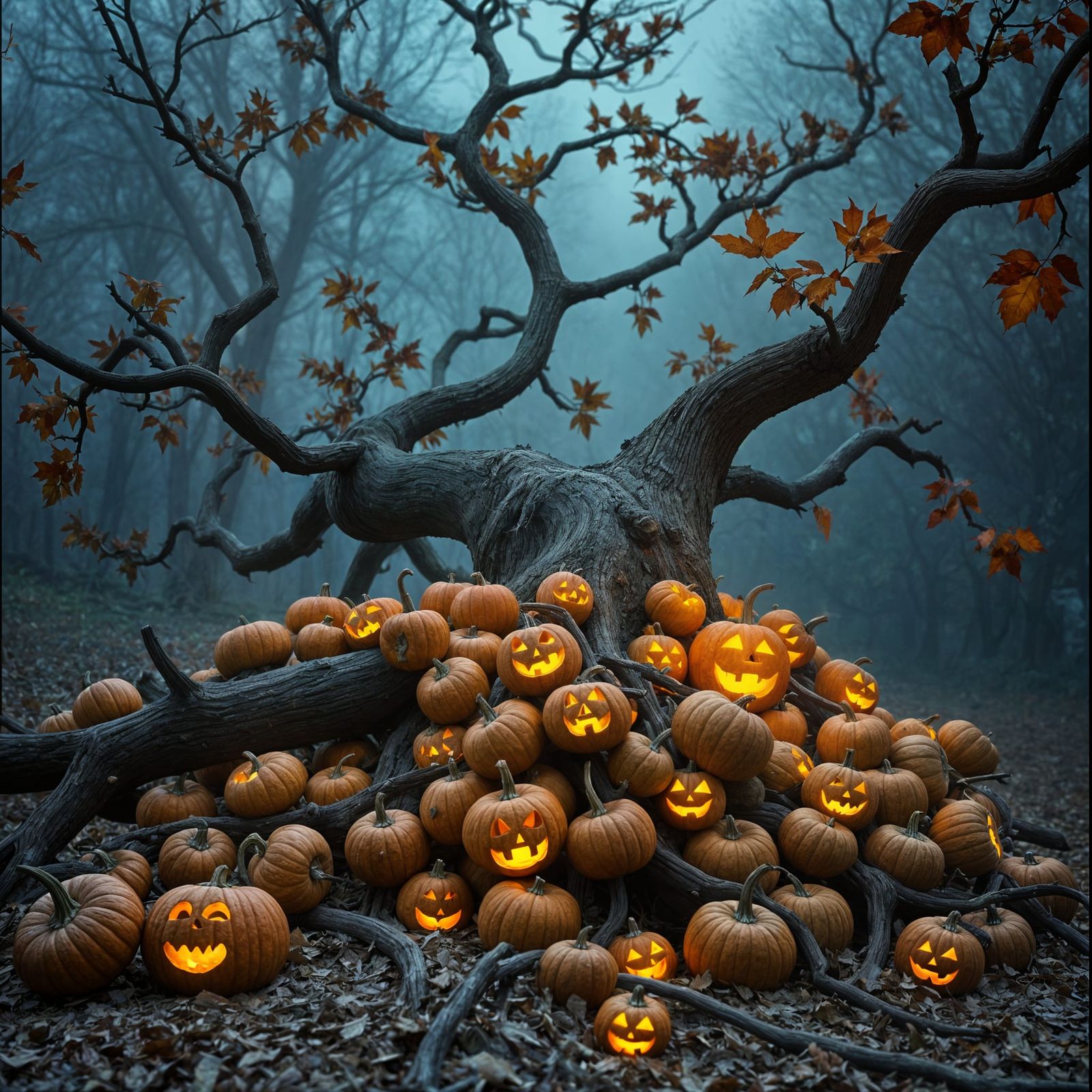 Halloween Tree á la Tim Burton