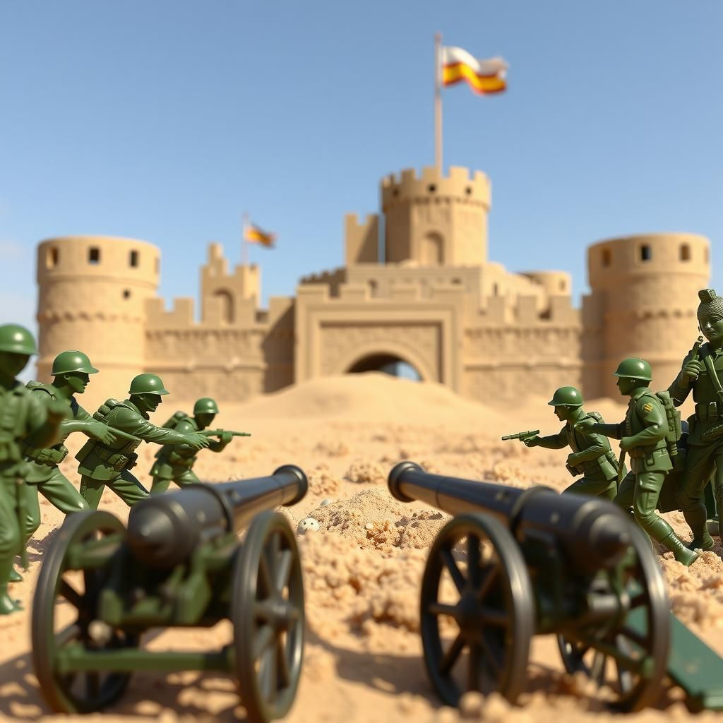 Sandcastle siege  by @Ivan Toncev