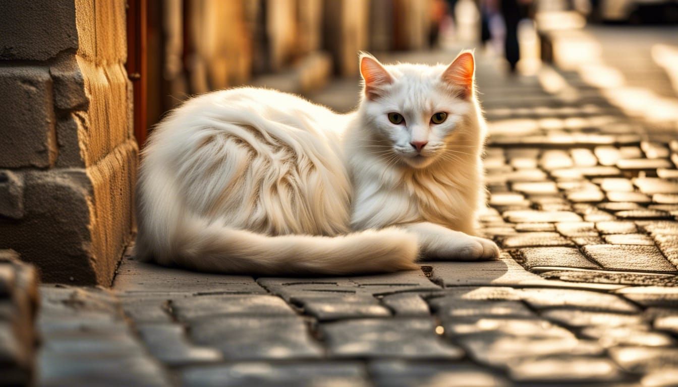 White cat