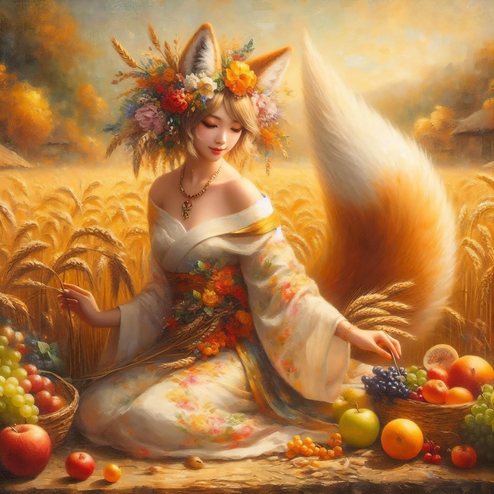 Fox Spirit of the Harvest