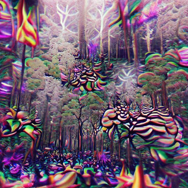 Forest psychedelic