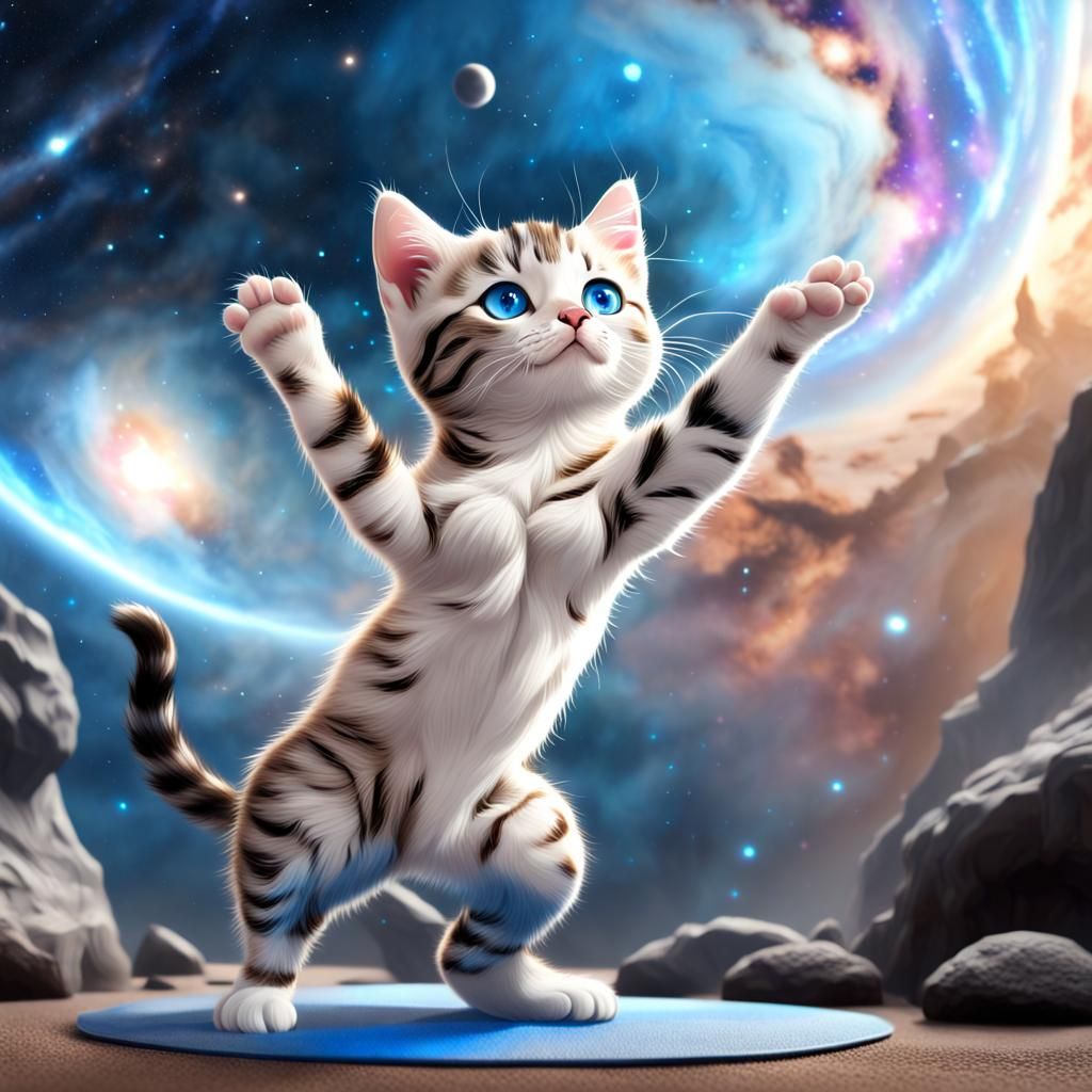 kitten in control