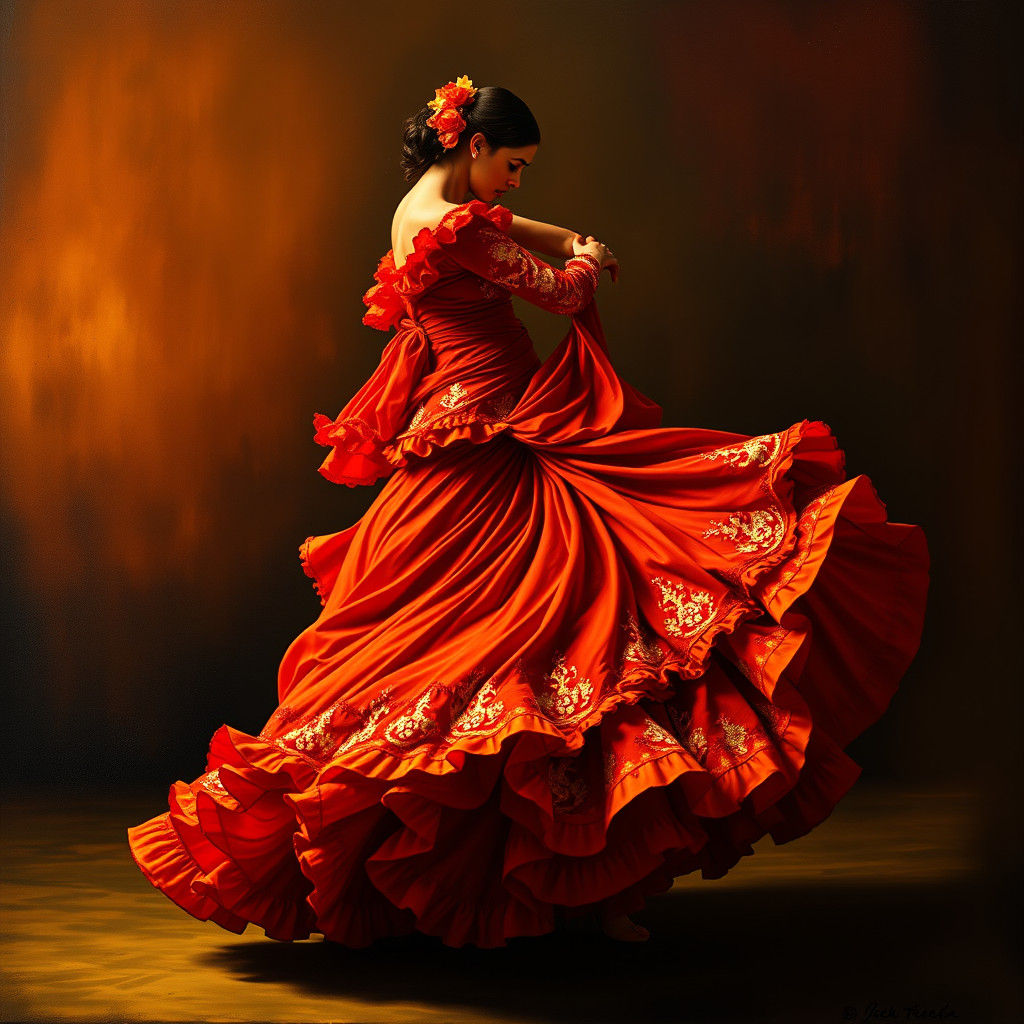 Spanish Flamenco Dancer