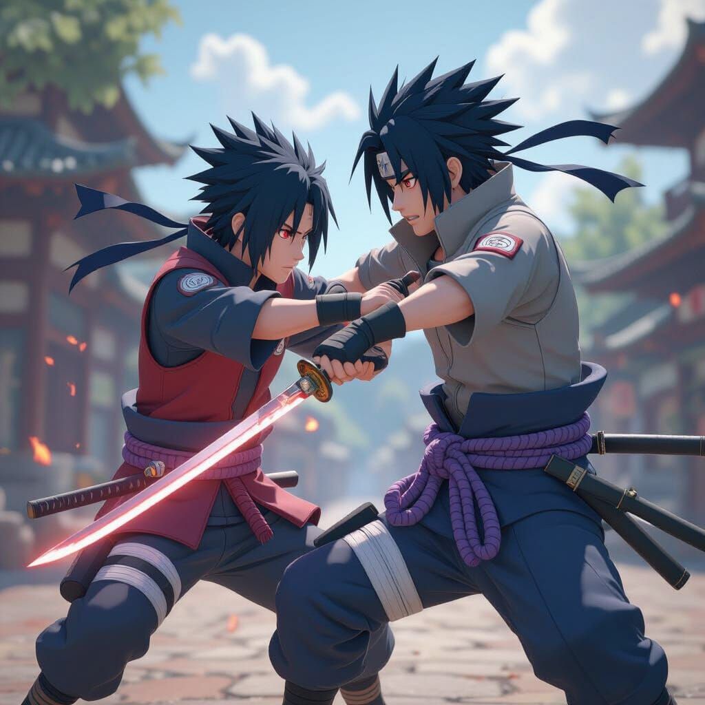 Sasuke tries to kill Sasuke