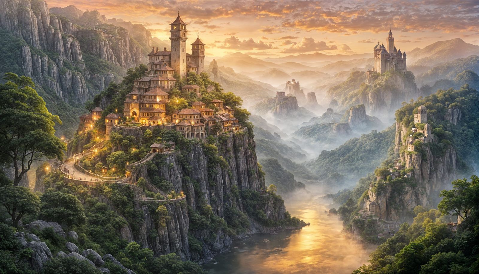 The City in the Cliffs (2LIKES)  by @AYYS