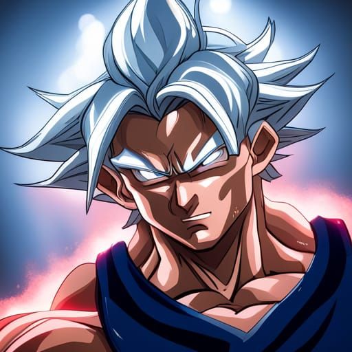 Goku Ultra Instinct - AI Generated Artwork - NightCafe Creator