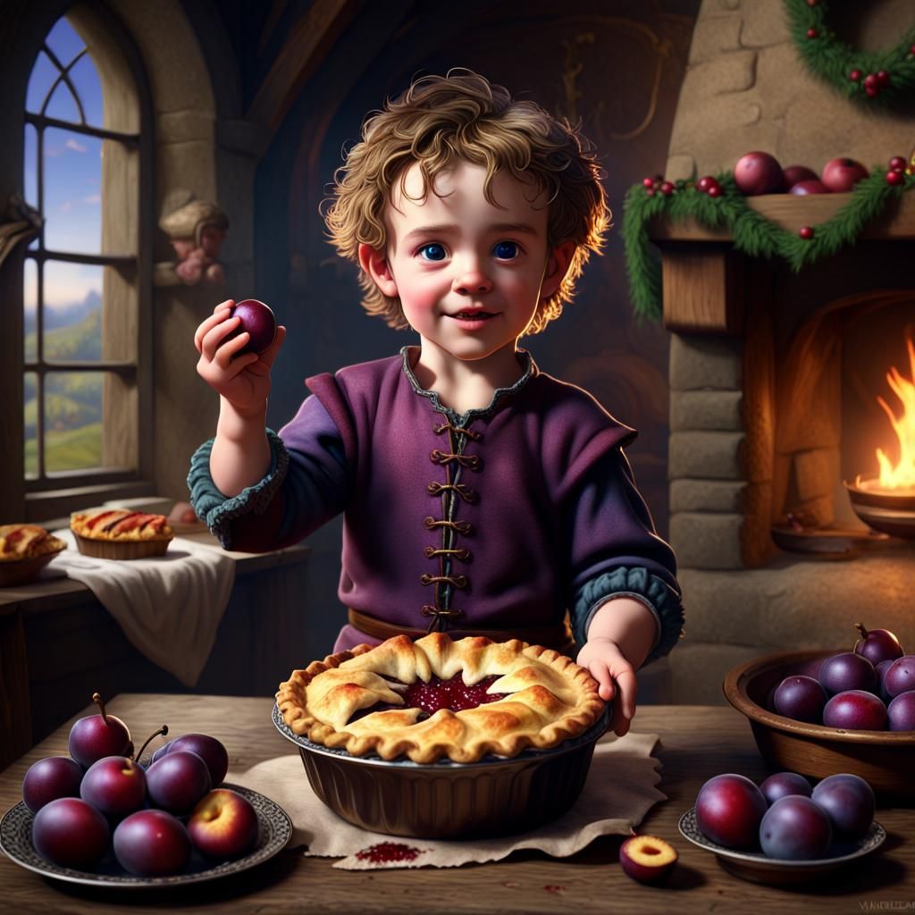 Little Jack Horner.   by @Crispy Bess