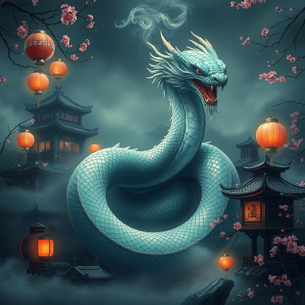 Year of the Snake! 🐍✨  by @GummyPretzel