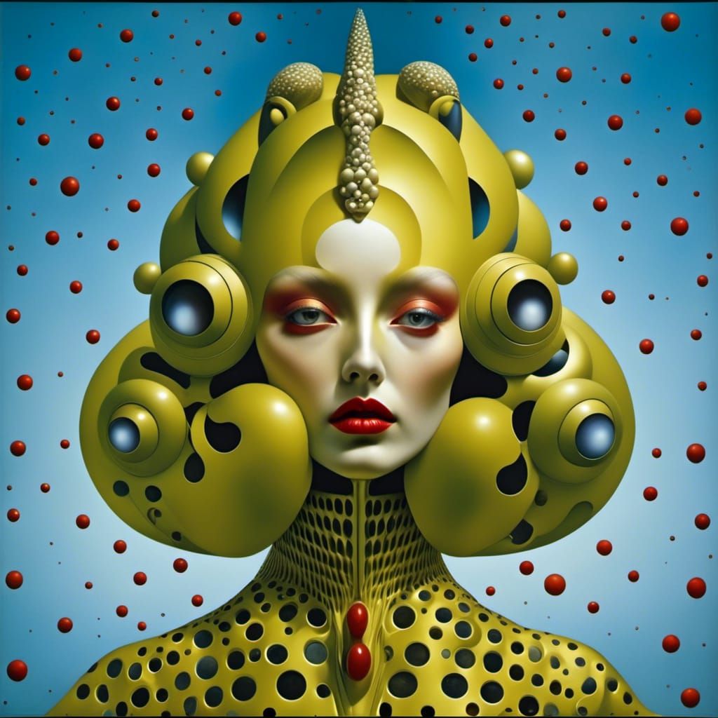 The Green Metal Goddess in the Blood Red Rain..