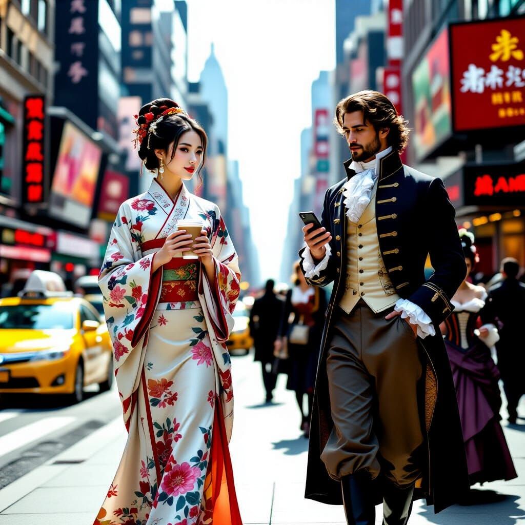 If fashion stopped in time   by @Pepino