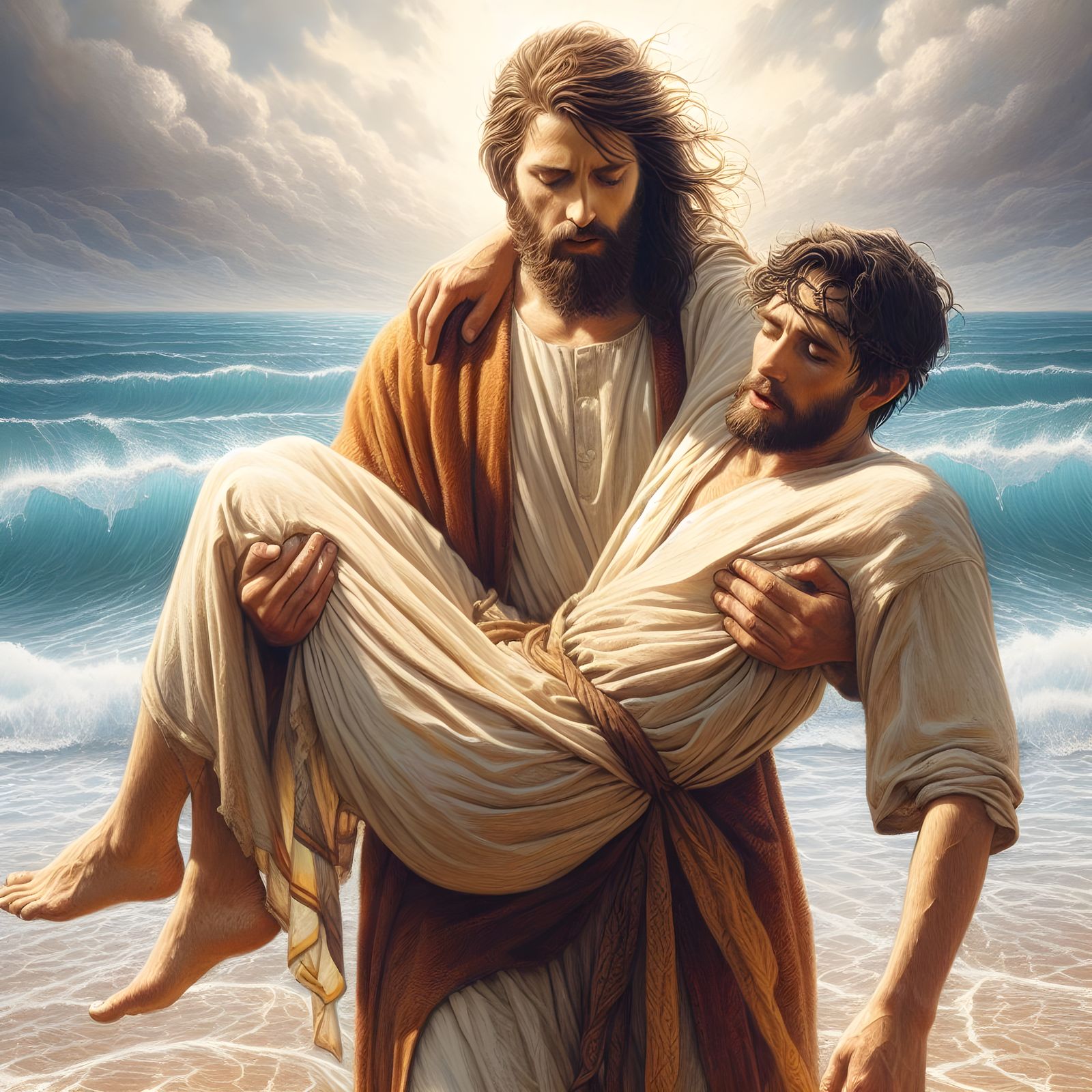 Footprints in the sand