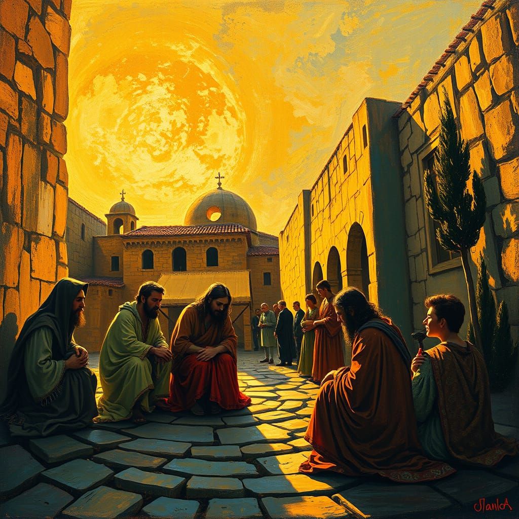 Dreamlike Ballet Dancer in Chiaroscuro