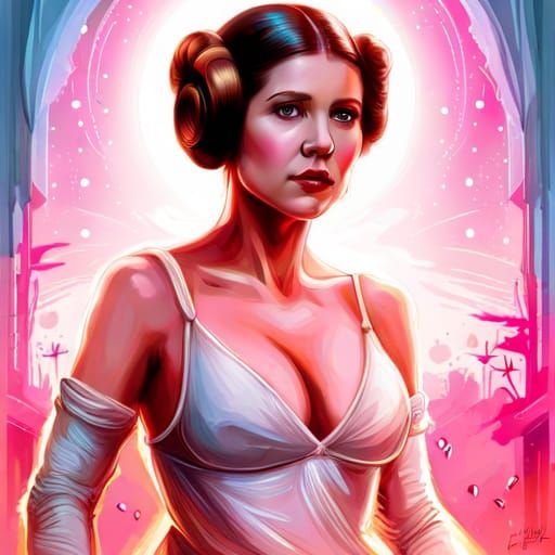 Princess Leia In Sdxl - Ai Generated Artwork - Nightcafe Creator