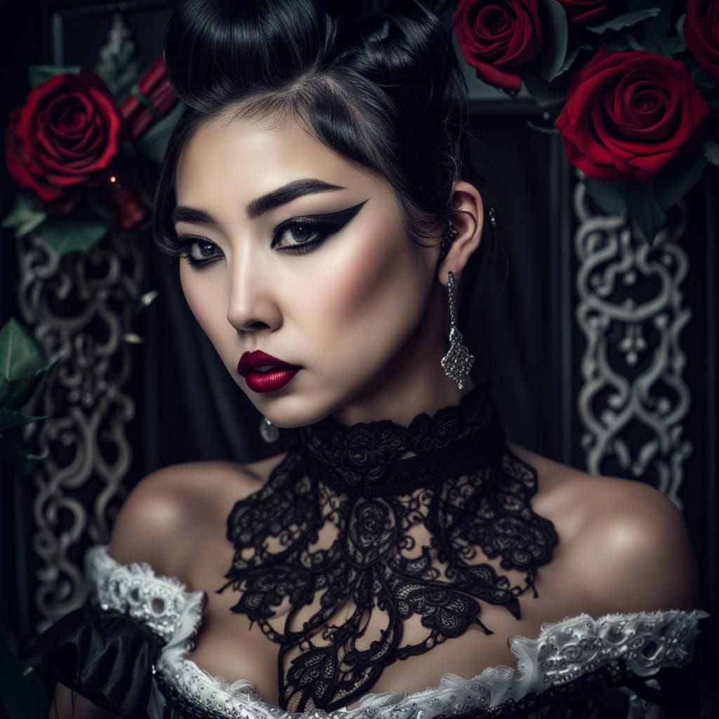  asian gothic girl