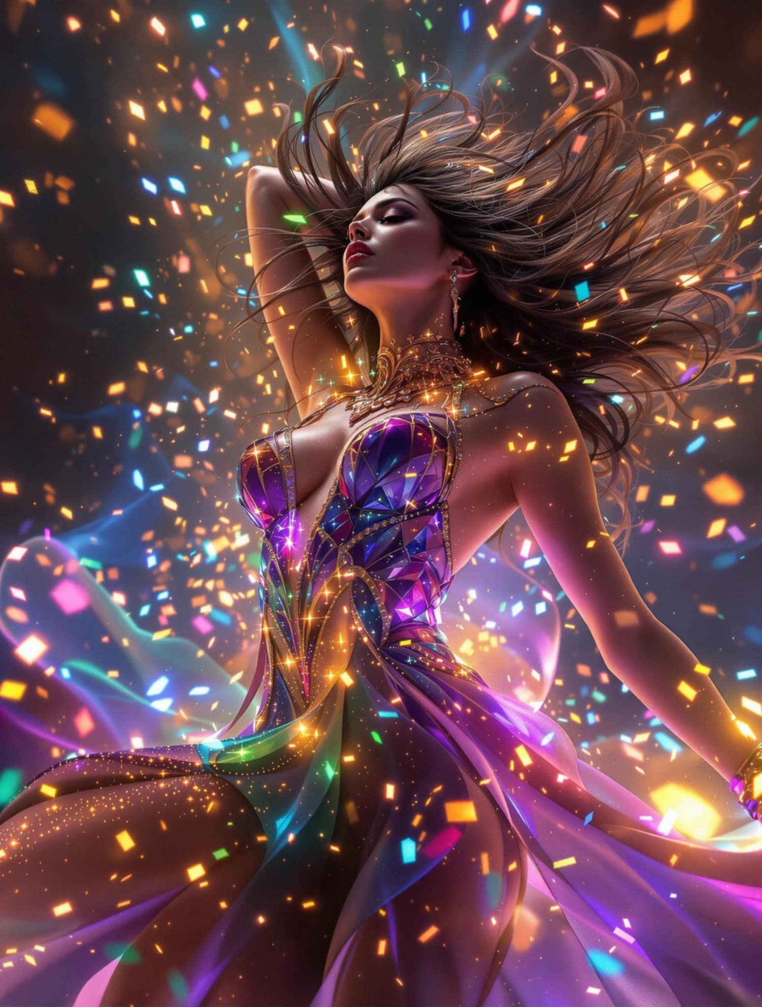 Dancing with reckless abandon,