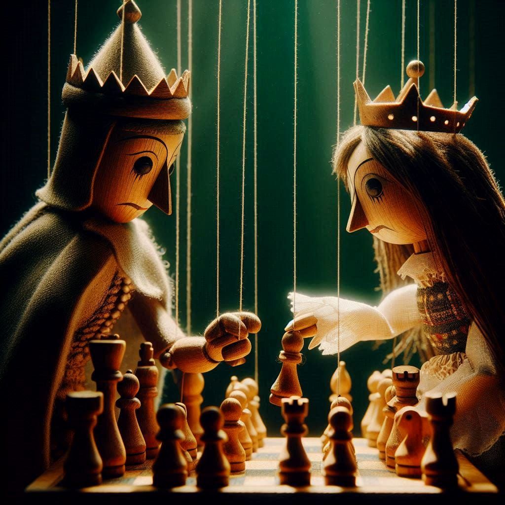 Puppets Playing Chess
