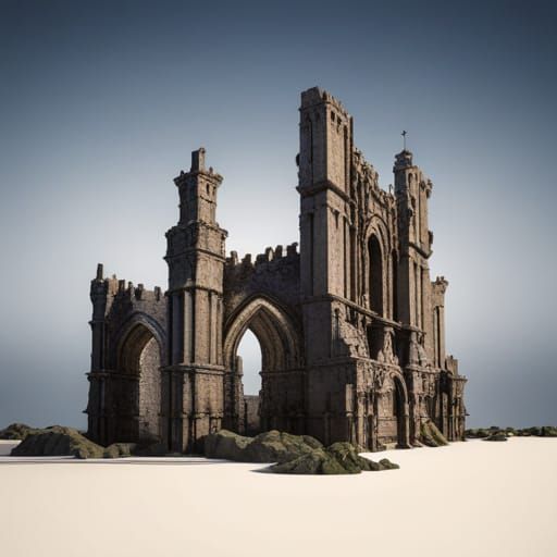 Ruins of a medieval castle