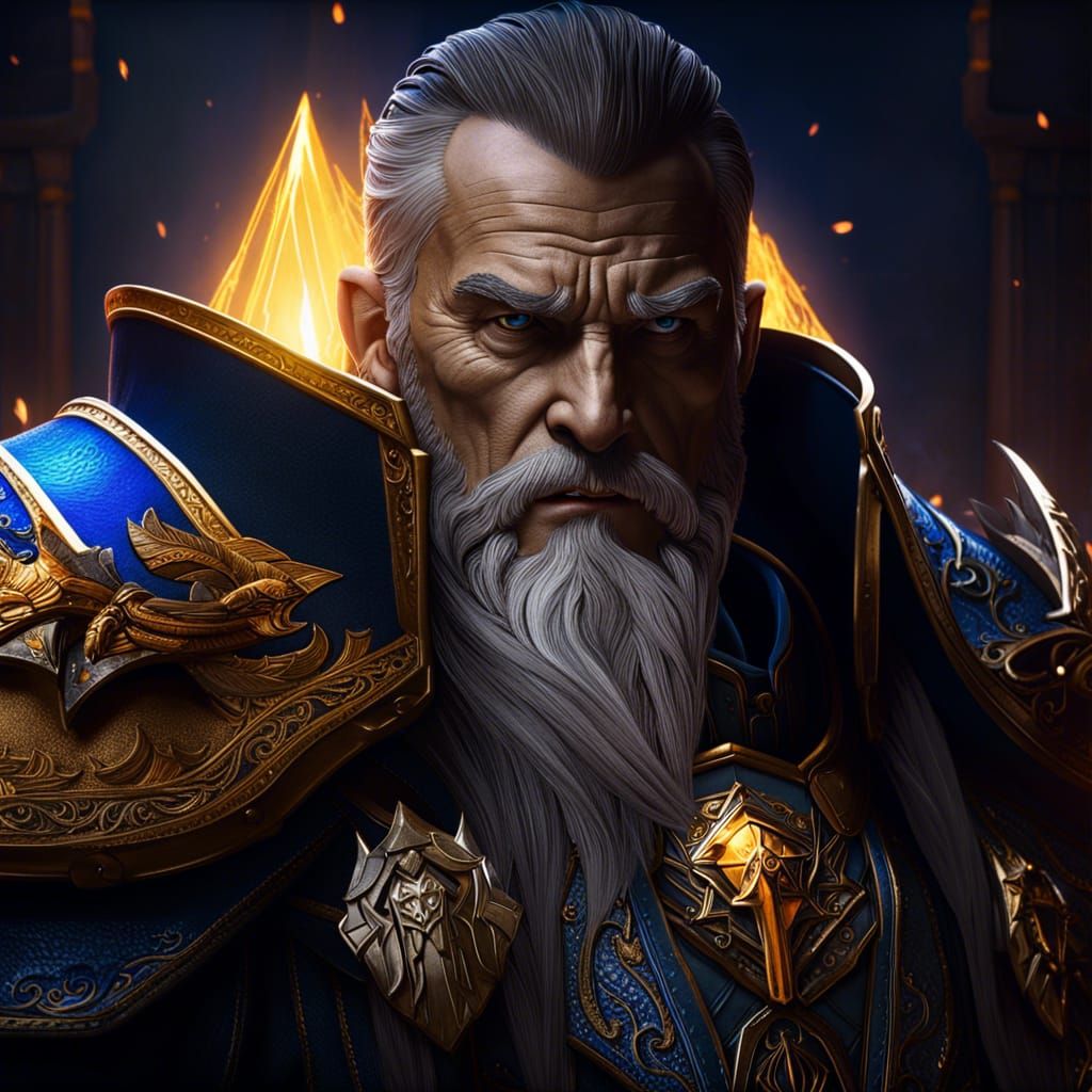 Arthas, the Lich King Warcraft - AI Generated Artwork - NightCafe Creator
