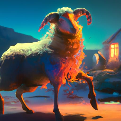 Dancing sheep