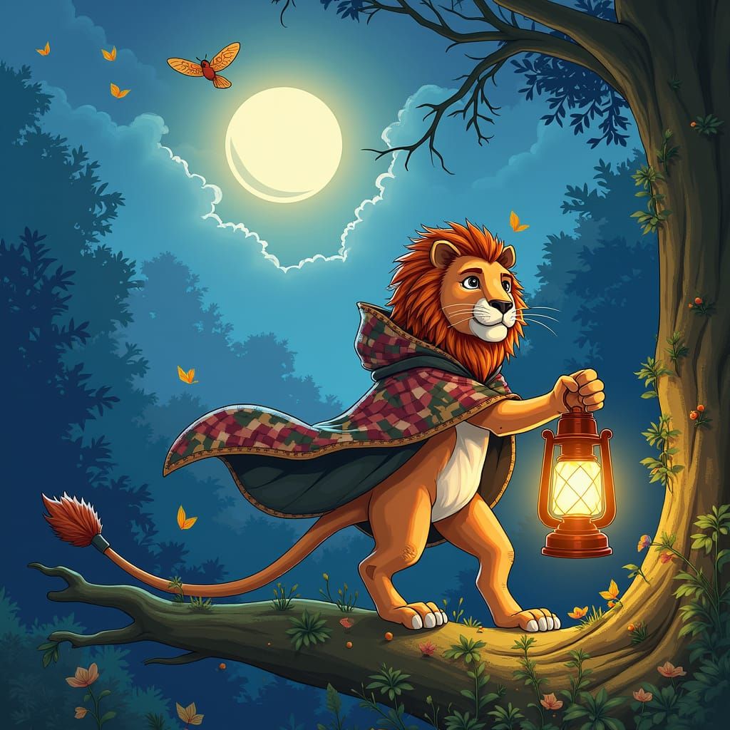 The Lanternbound Lion