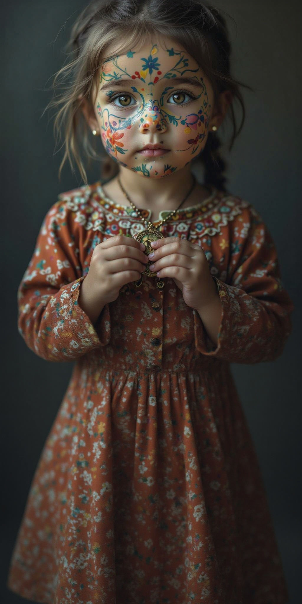 Child Learns to Write with Mother's Guidance