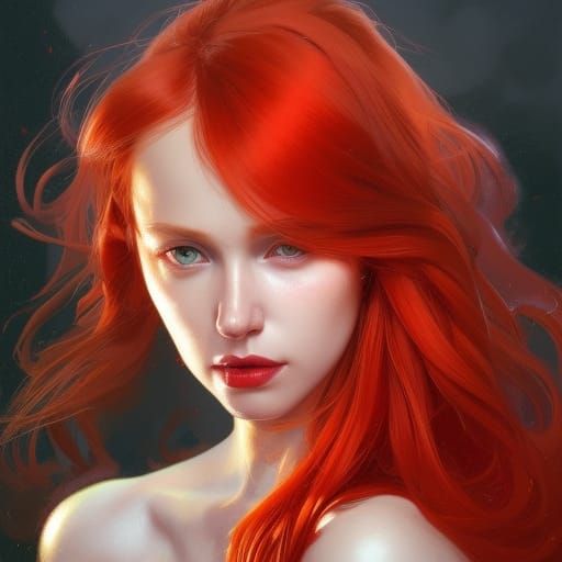 This girl is on fire - AI Generated Artwork - NightCafe Creator