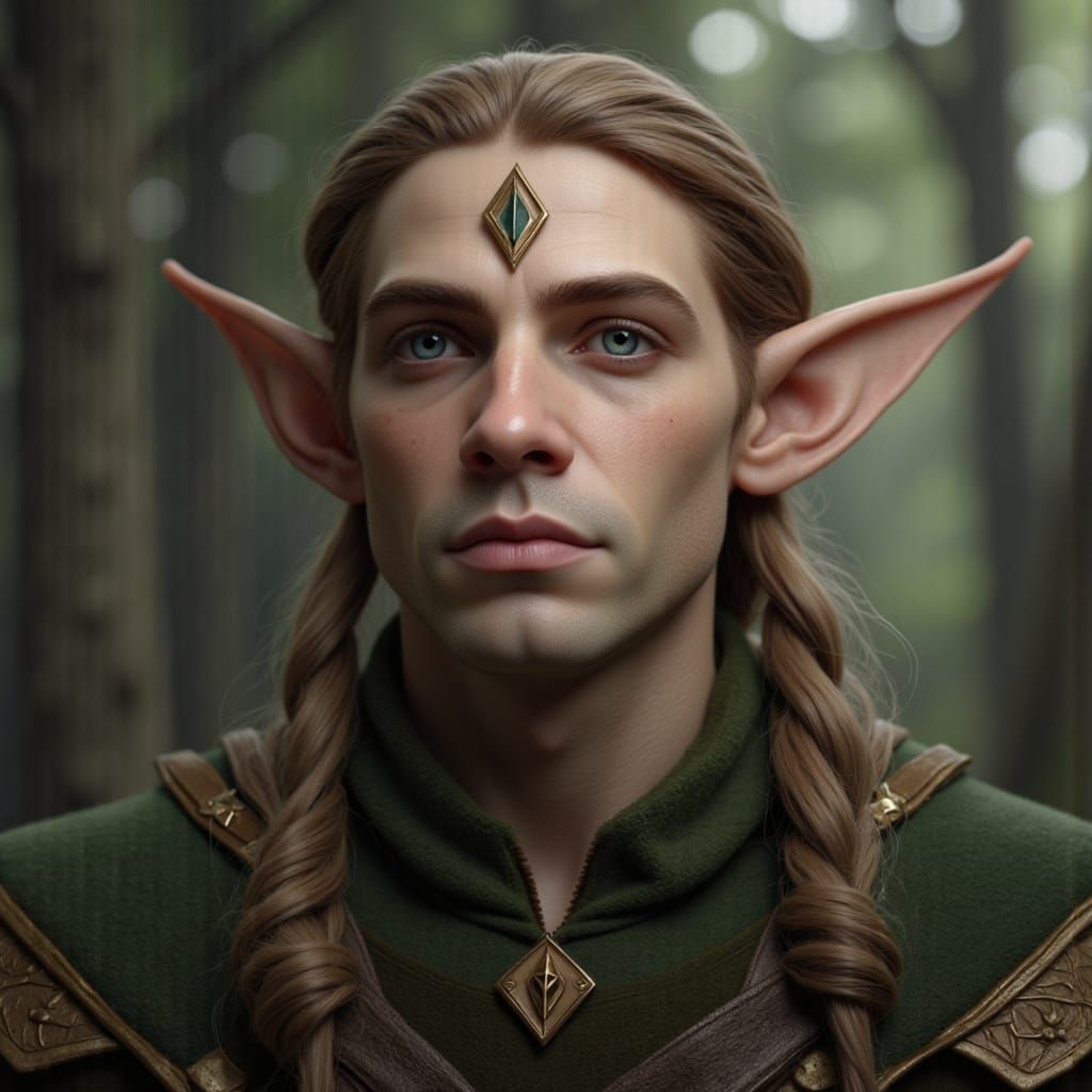 Male elf <lora:Realistic Elves:1.0>