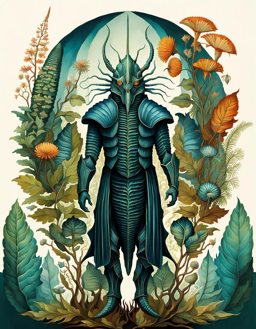 FULLBODY ANTHROPOMORPHIC (trilobite WIZARD:1.175), M.C. Esch...