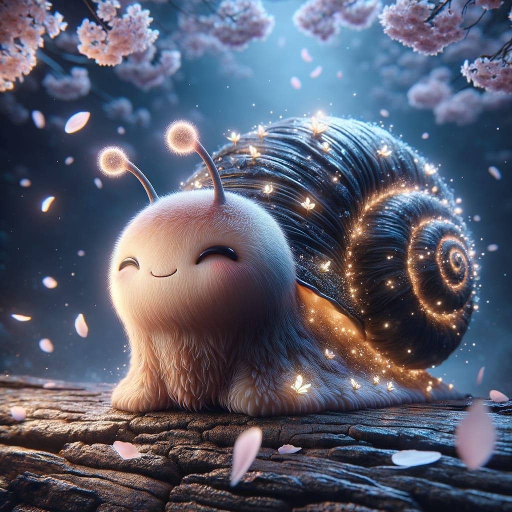 Fluffy Snail