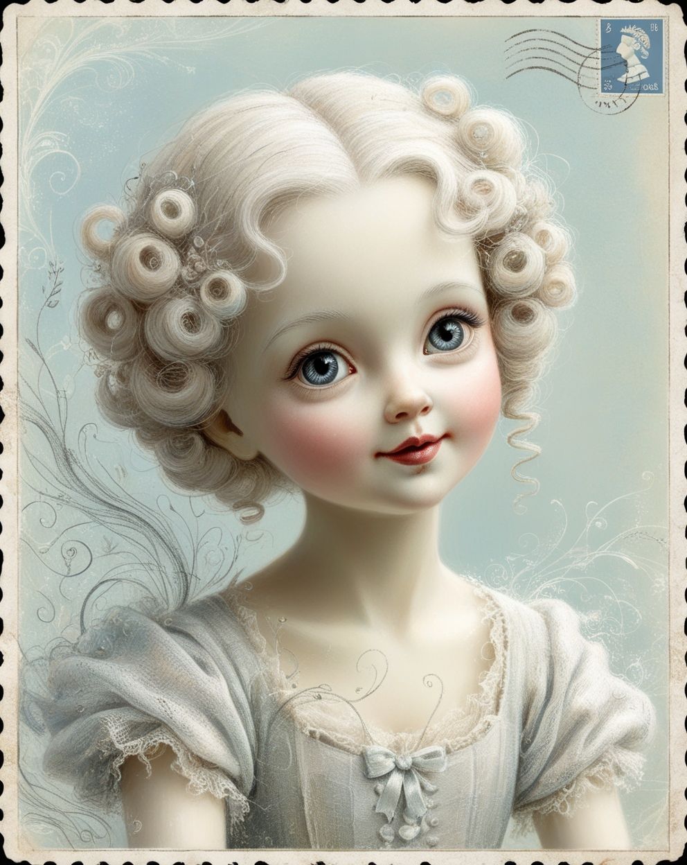 Little Lady (postcard style)
