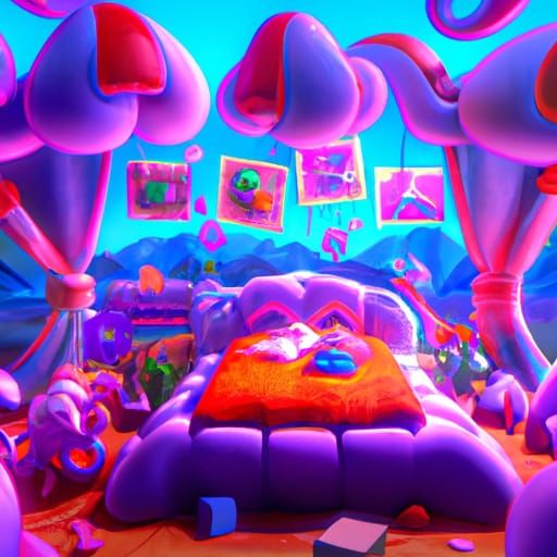 Marshmallow Bed AI Generated Artwork NightCafe Creator