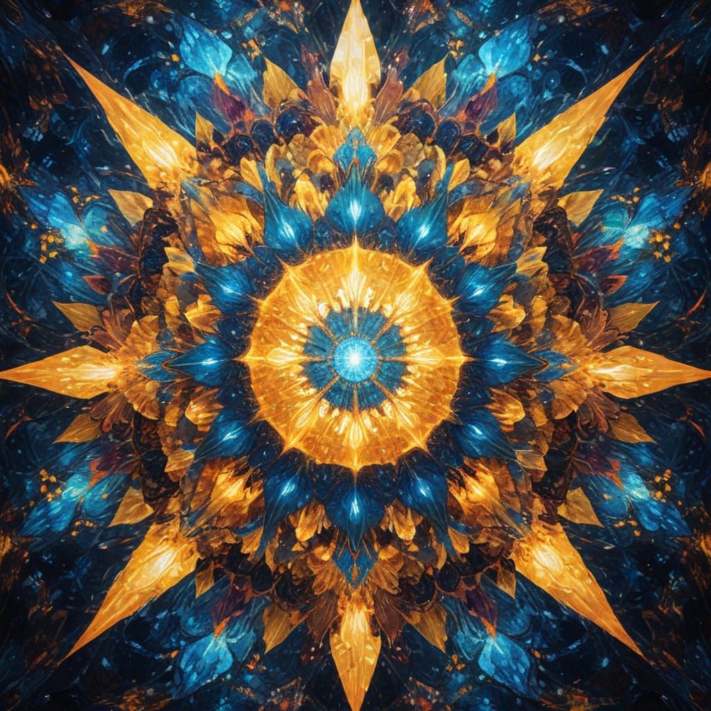 Kaleidoscope Art  by @EB
