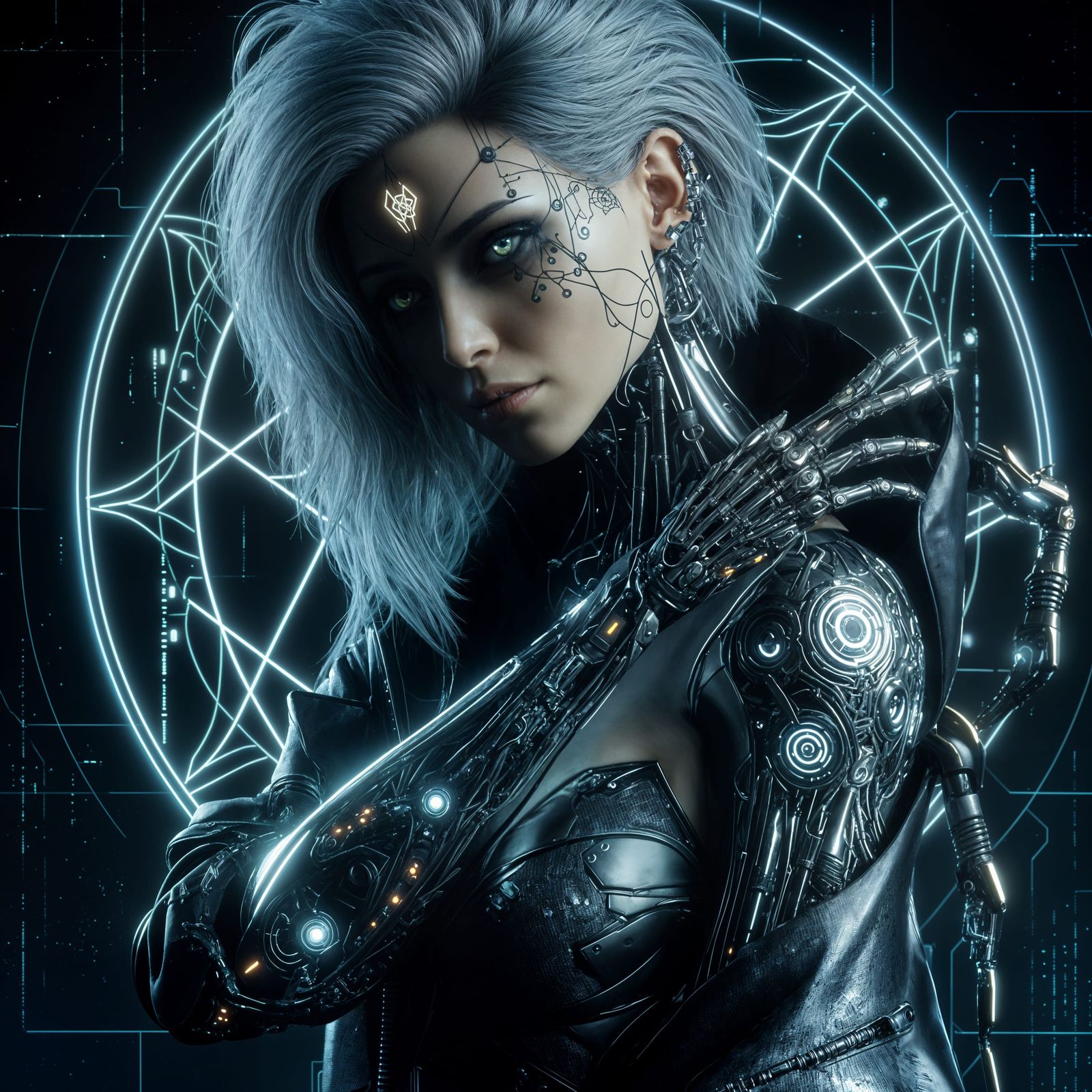 Cybernetic witch