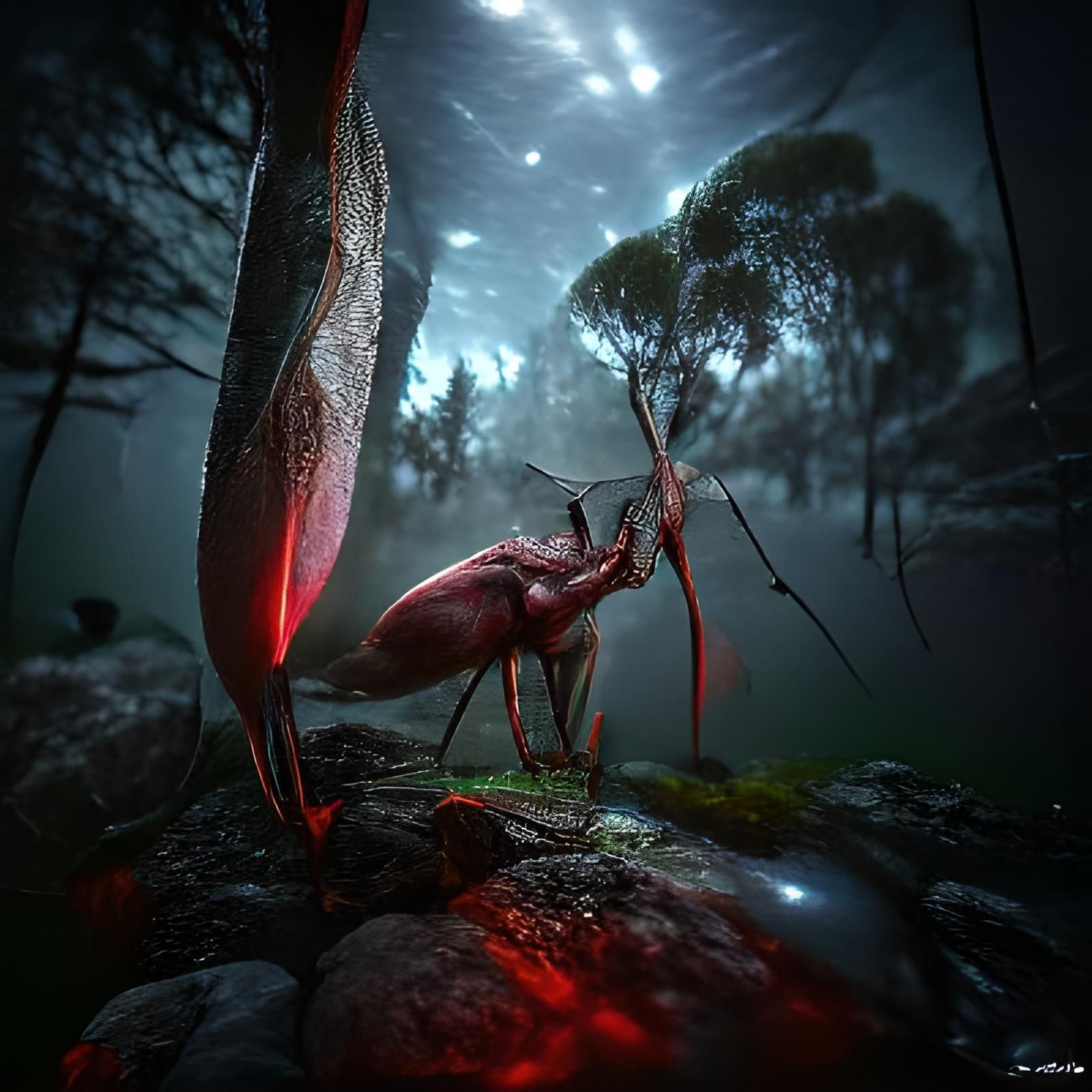 Giant Creepy Blood Curldling Weta #1711