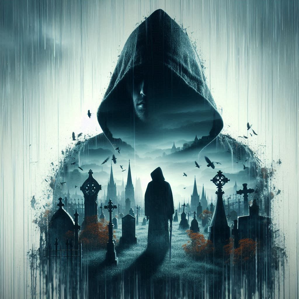 double exposure beautiful fantasy DALL-E 3 portrait landscap...