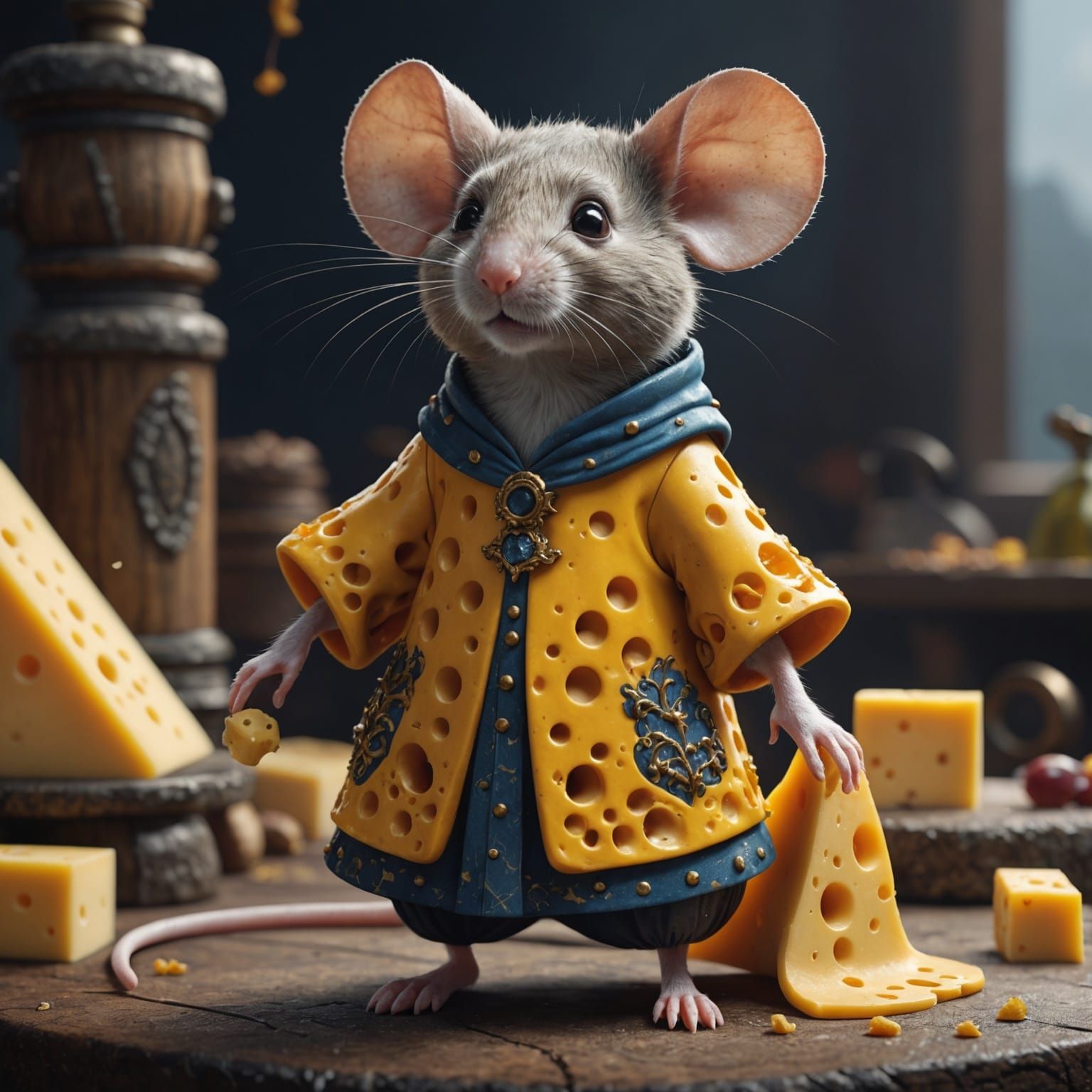 Cheese isn't always for eating.    by @Brittany Mitchell