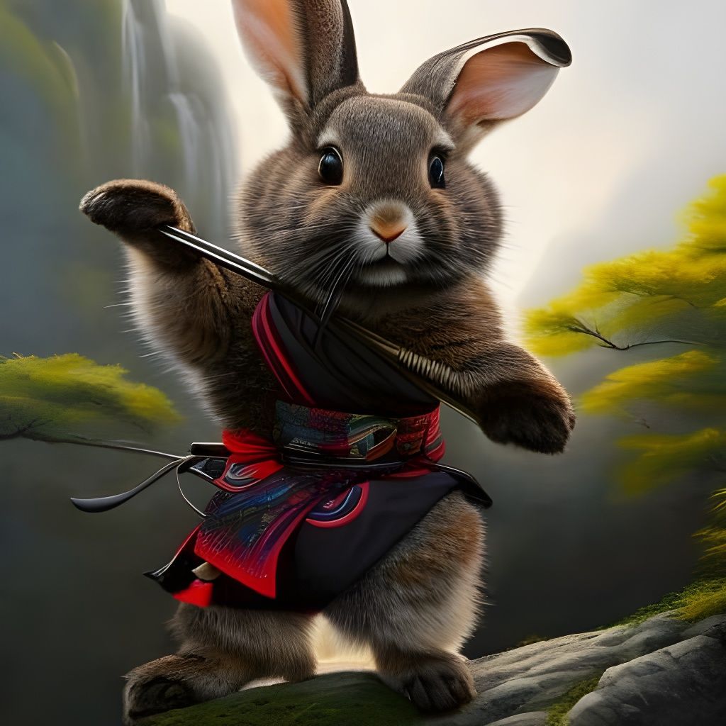 Samurai Usagi.  by @SmartArtz