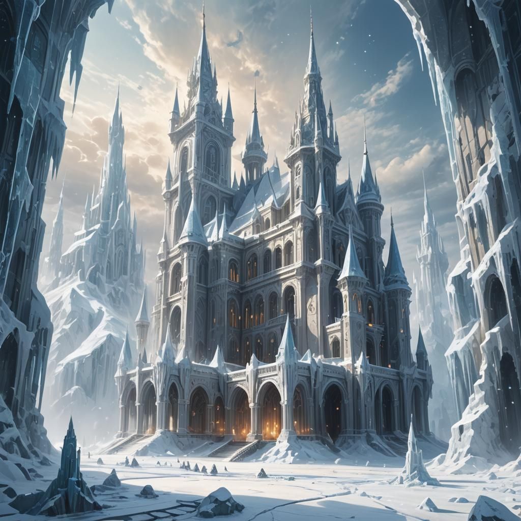 The Grand Palace of the White Empire  by @Magicman