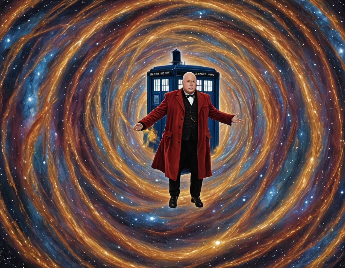 (MATT LUCAS AS NARDOLE DOCTOR WHO COMPANION WITH TARDIS IN T...