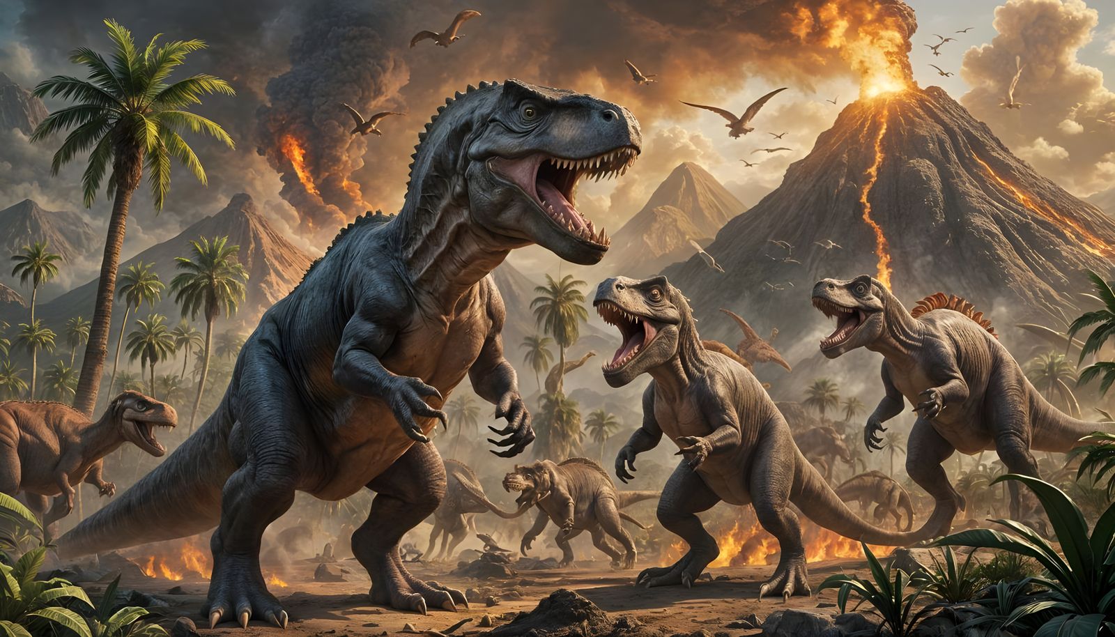 Fake paleoart  by @LoscoFiguro